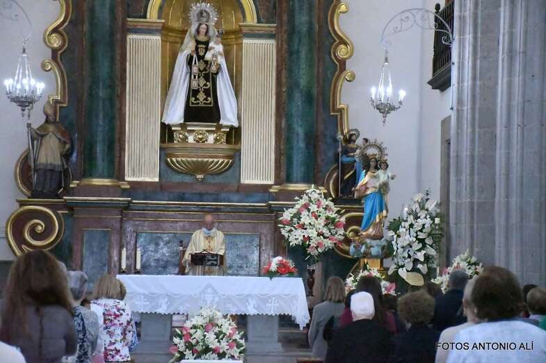La misa tuvo lugar en el templo de San Gregorio/Antonio Alí.